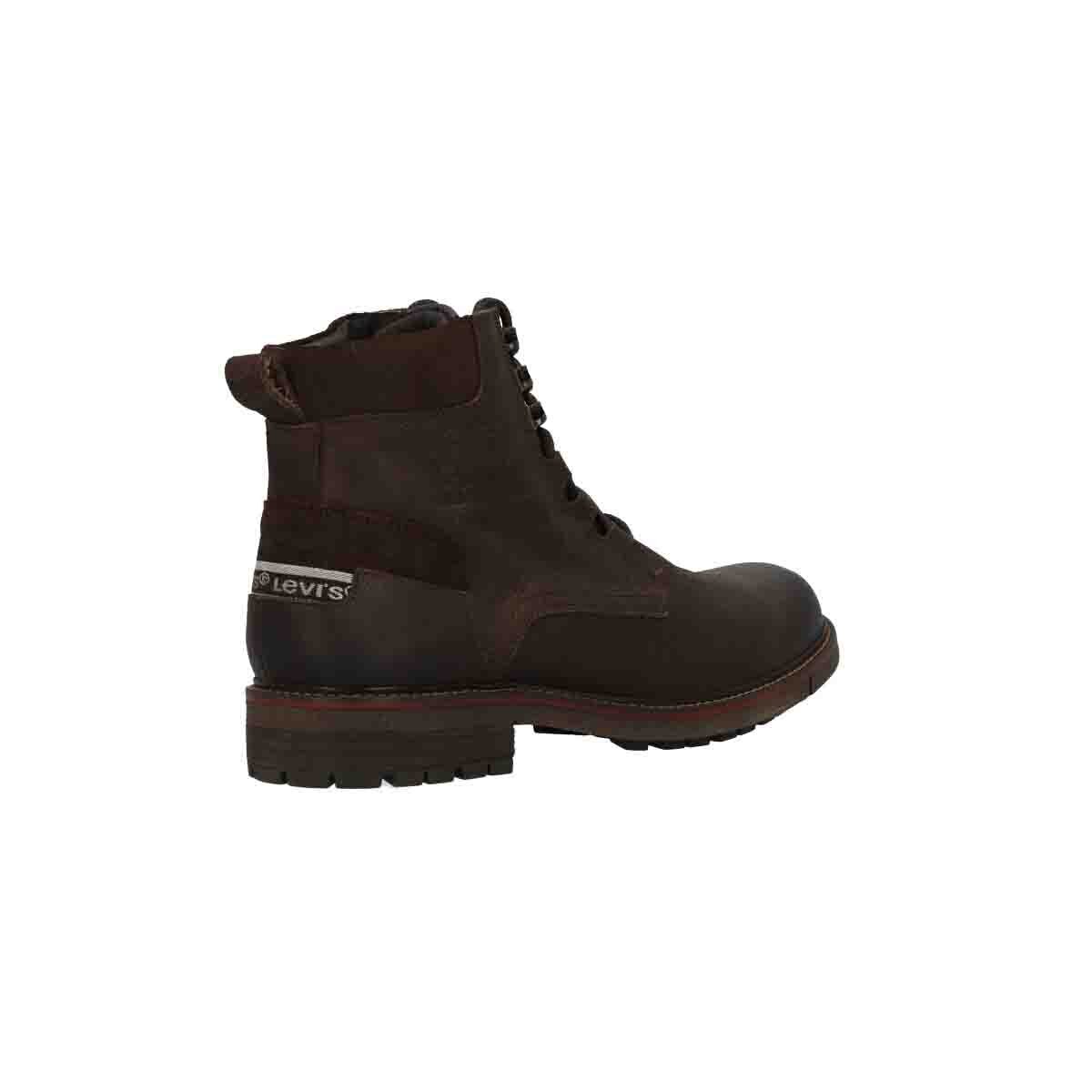 Bota Casual Piel Grabada Color Café Levi\'s
