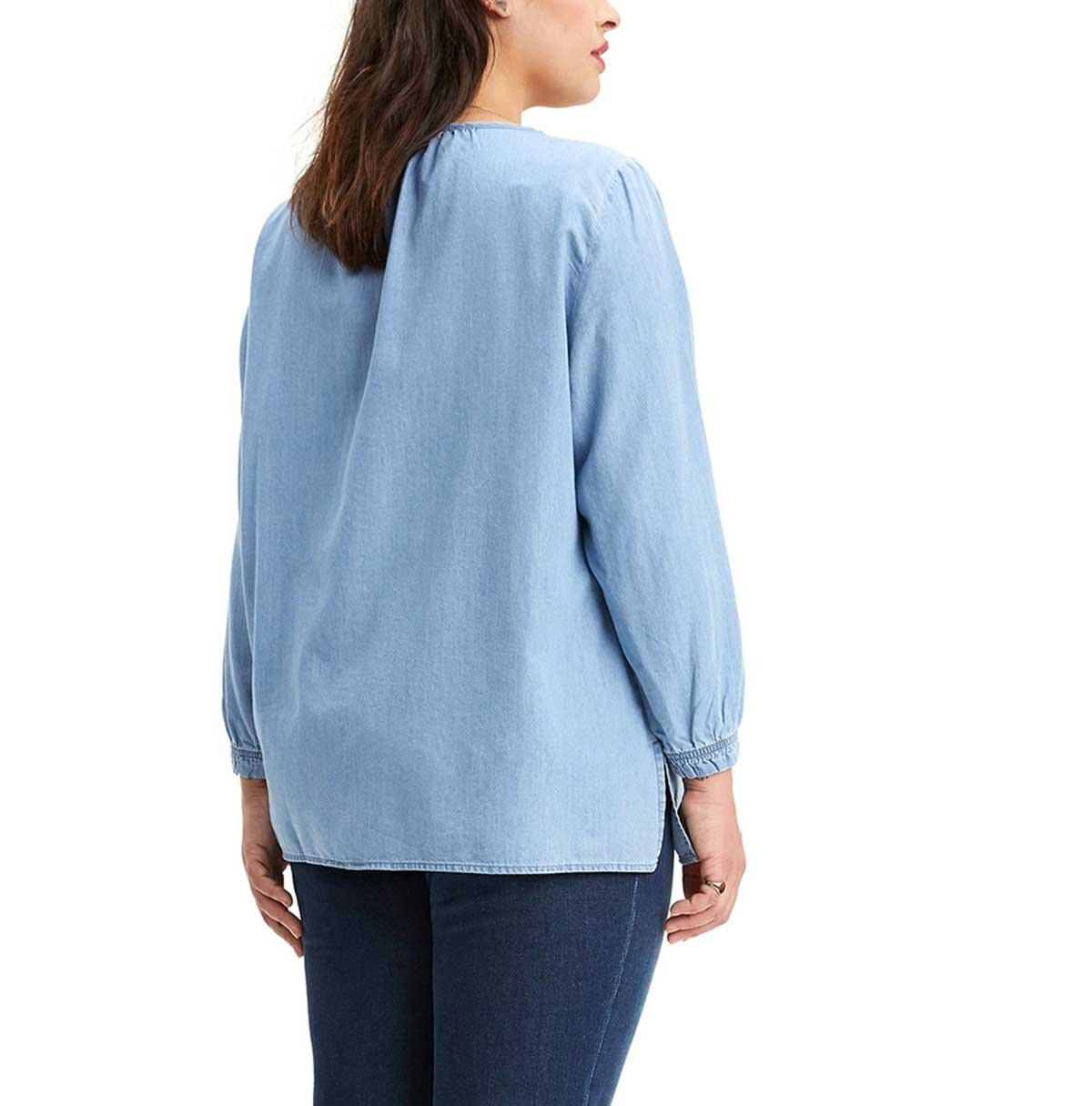 Blusa para Dama de Manga Larga Tipo Globo Levis