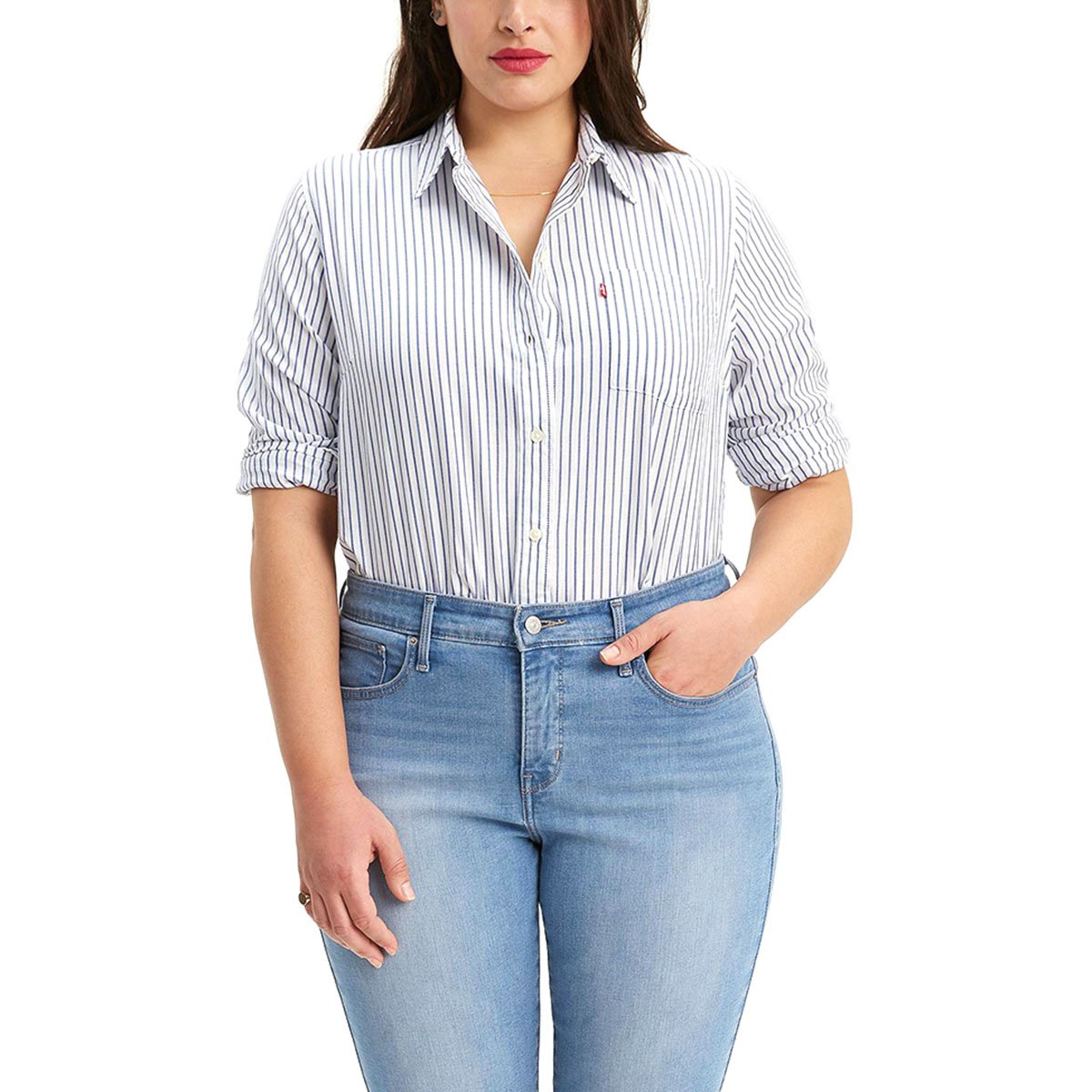 Camisa para Dama Manga Larga Fit Relajado Levis