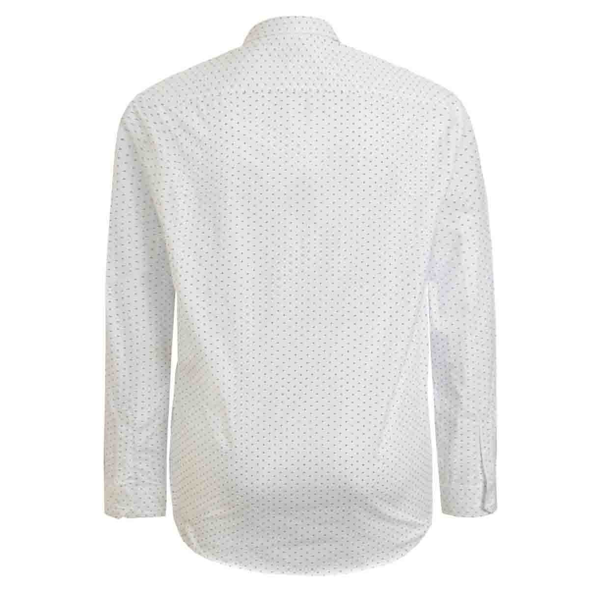 Camisa Manga Larga Estampada Blanco Fukka