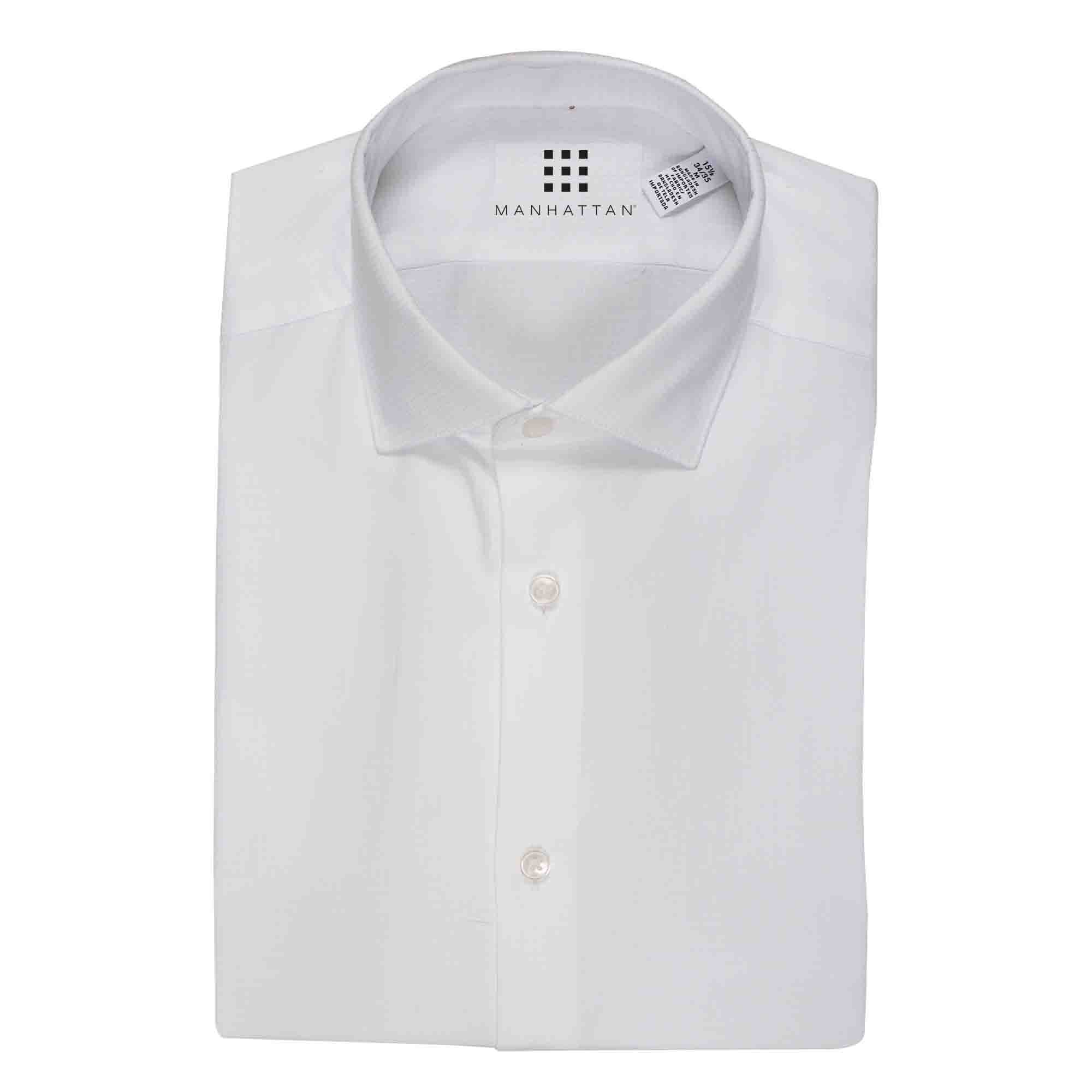 Camisa de Vestir Blanca Manhattan
