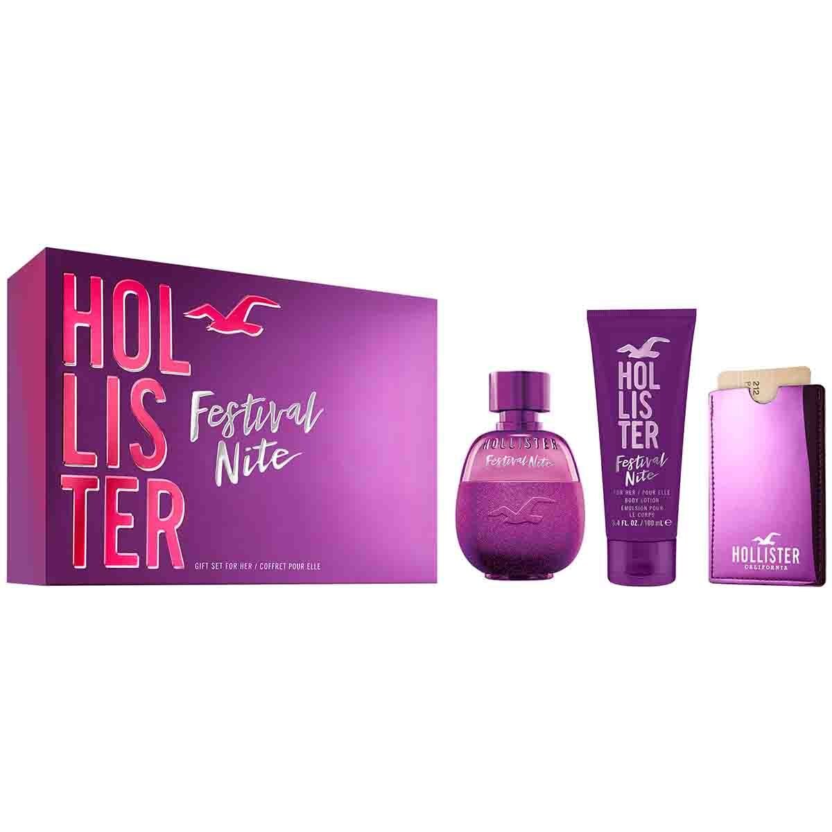 Estuche para Dama Hollister Festival Nite Edp 100 Ml