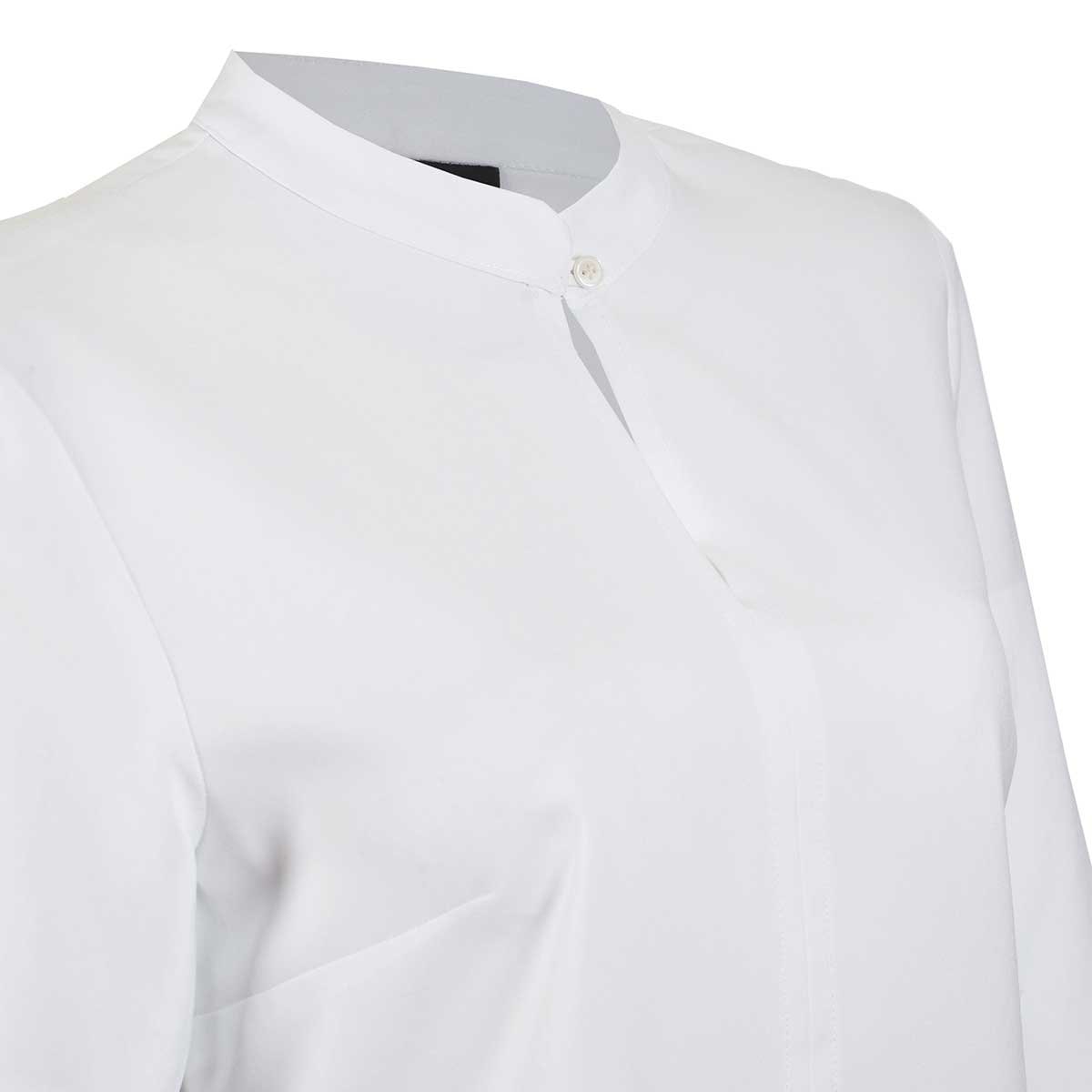 Blusa Lisa para Dama Cuello Redondo un Botón Michel Paulini