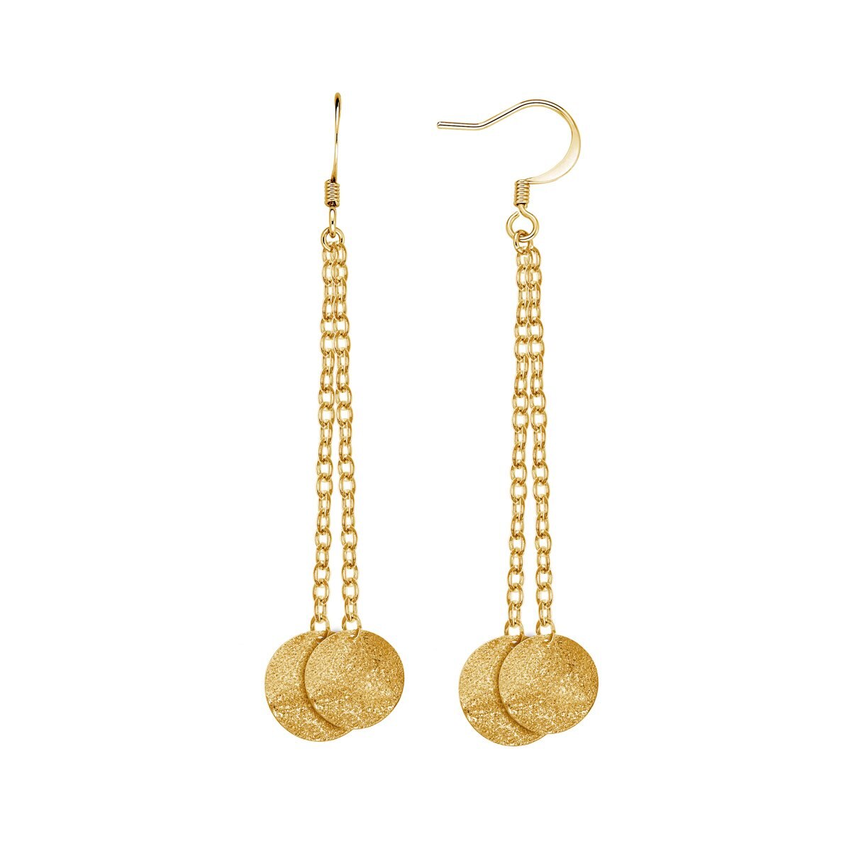 Aretes Largos Diamantados Emanuel Ungaro