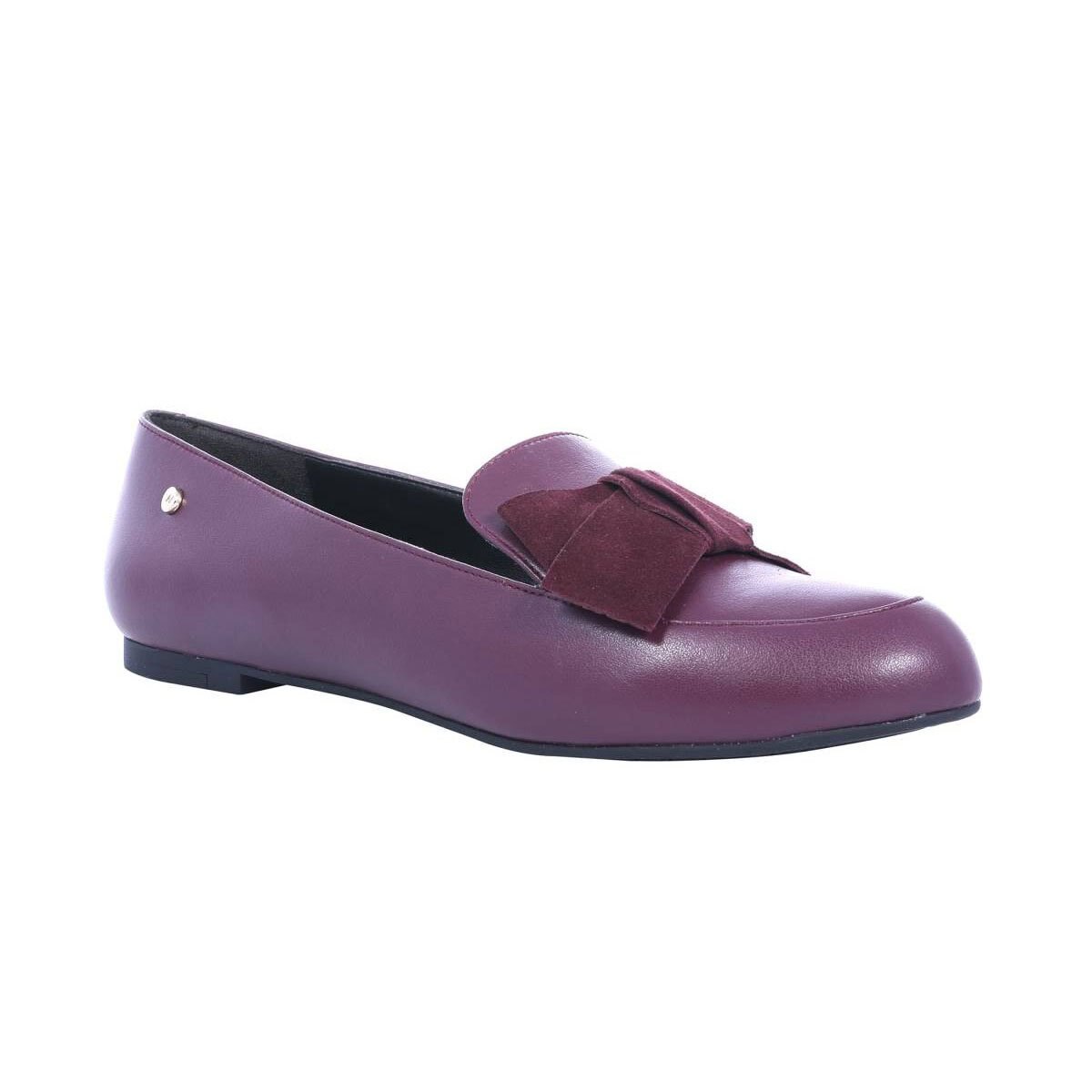 Slip On con Moño al Frente Color Rojo Obscuro Westies