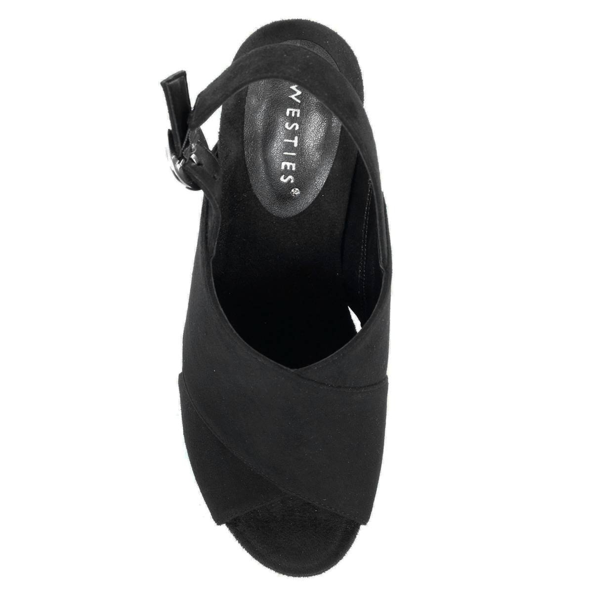 Shootie de Tacón Ancho Color Negro Westies