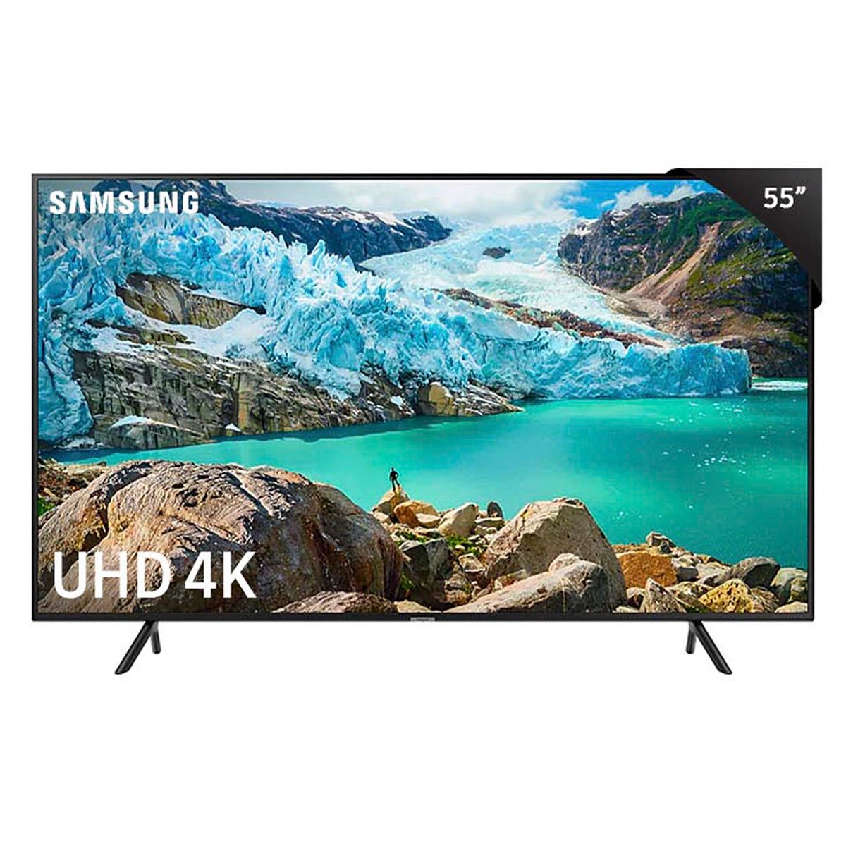 Pantalla 55" Led 4K Uhd Flat Un55Ru7100Fxzx Samsung