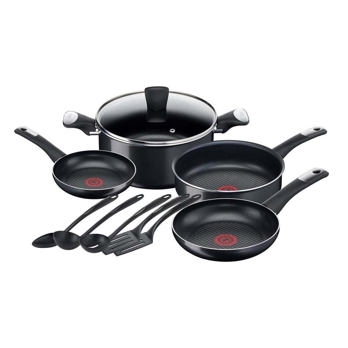 Batería 10 Piezas Hard Titanium T-Fal