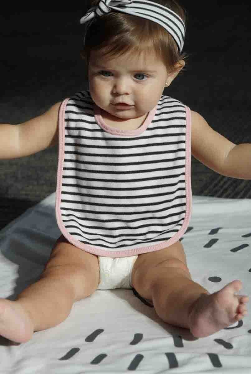 Babero para Niña Bordado Trop Trop