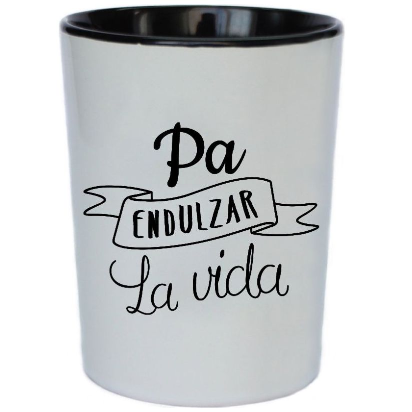 Taza de Cerámica 12 Oz "pa Endulzar la Vida" Unique Art