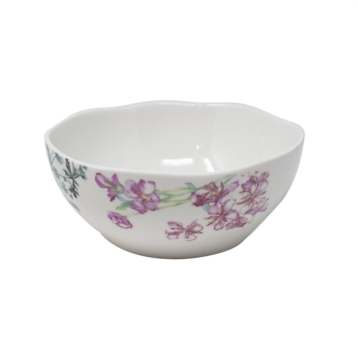 Bowl 6" Floral Blue Harbor