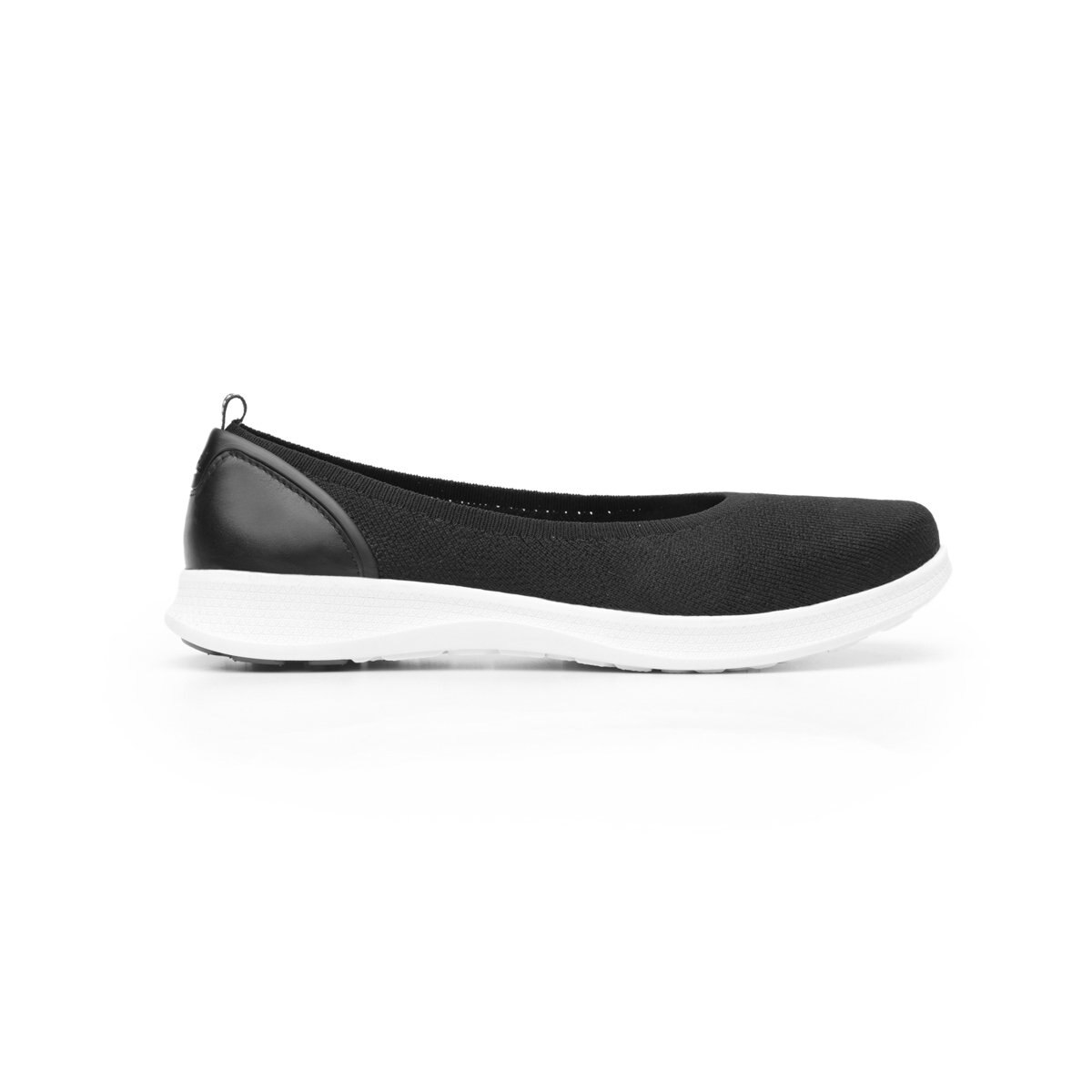Balerina Negra Casual Sport de Textil Flexi