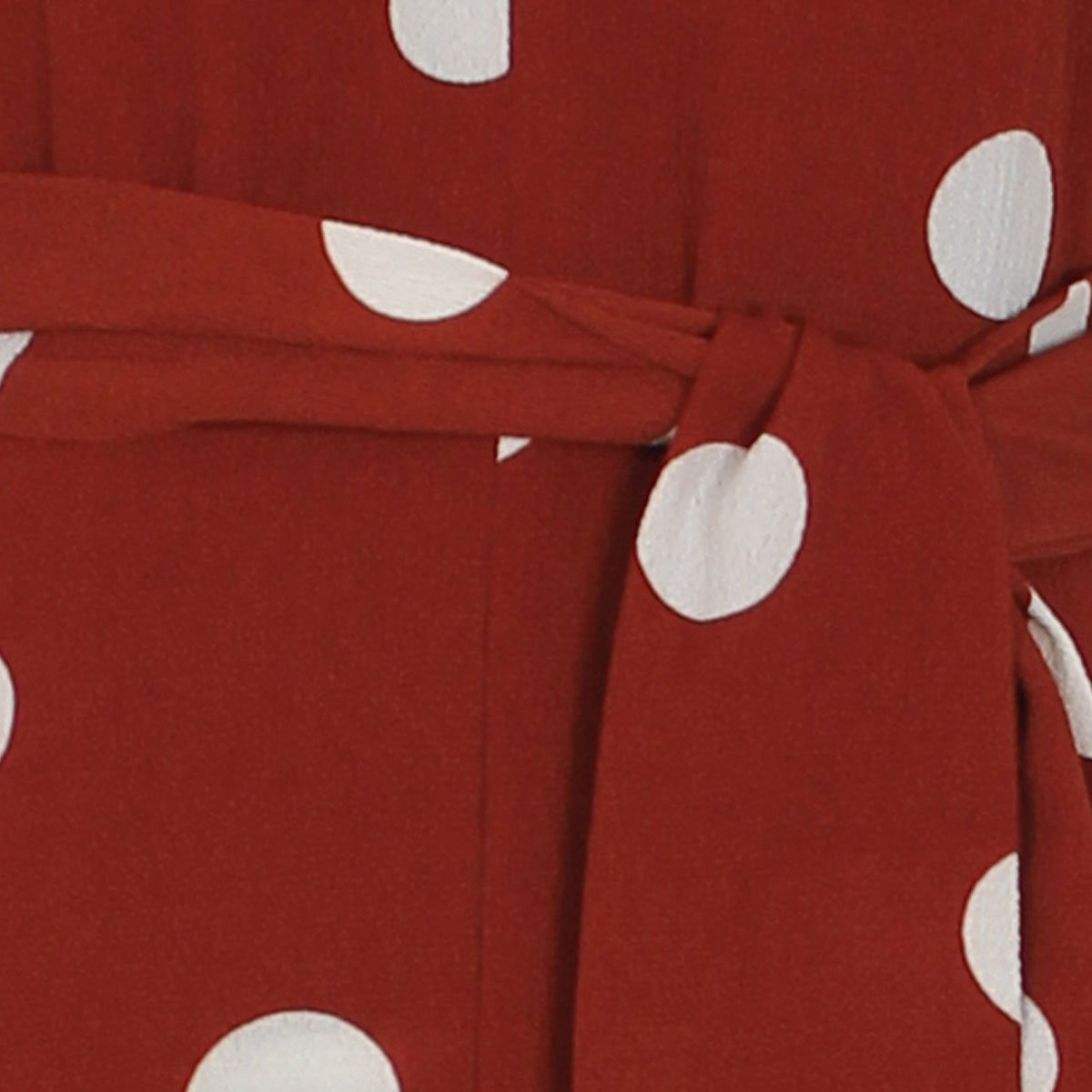 Jumpsuit Manga con Plisado Escote V con Puntos Basel