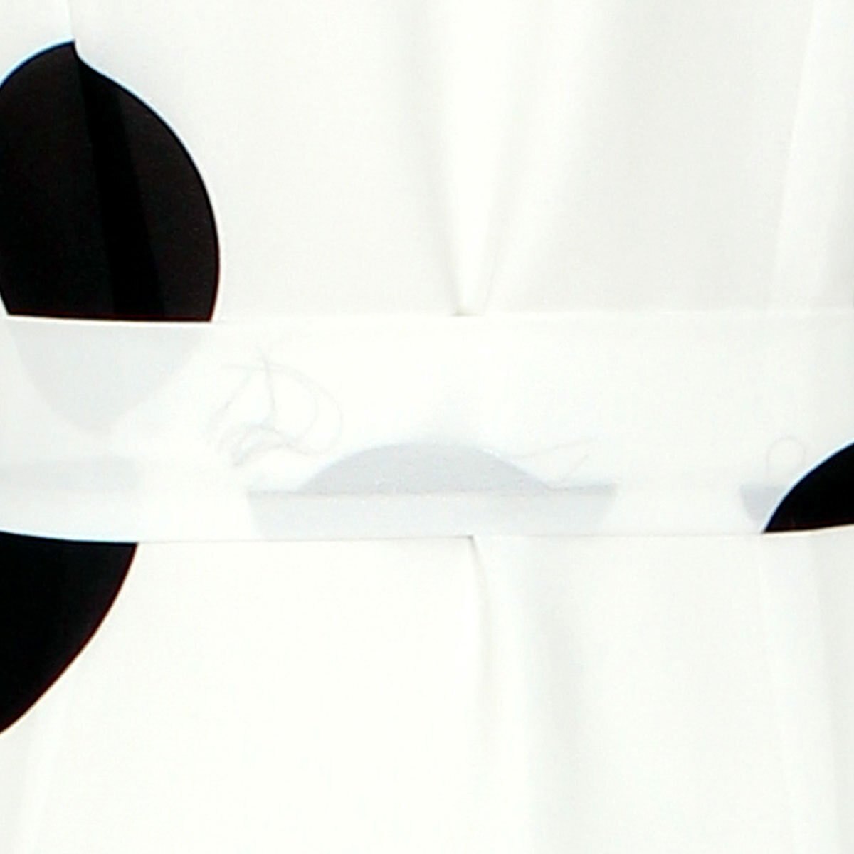 Vestido Cuello Camisero Estampado de Puntos City Femme