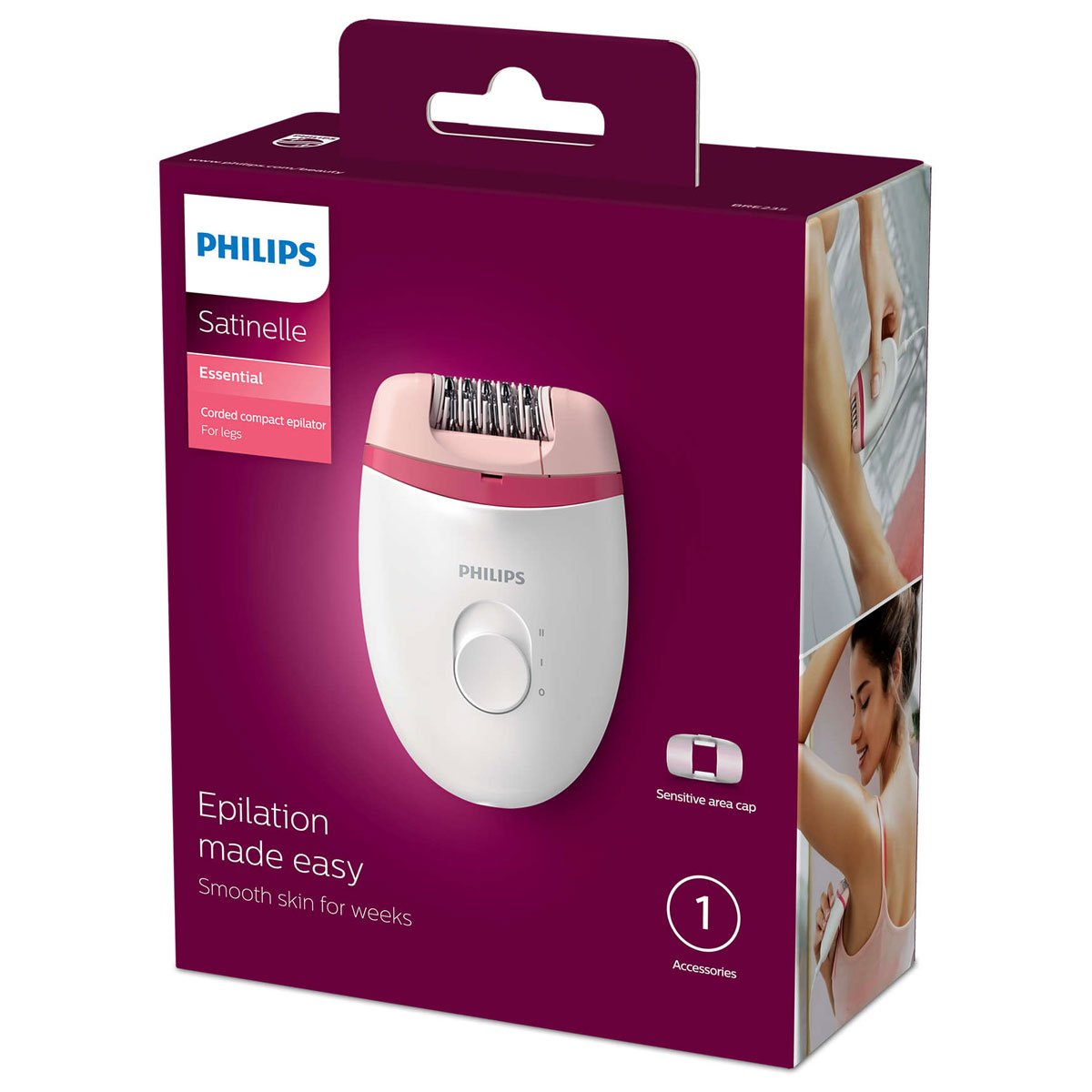 Depiladora Satinelle Essential Bre235 Philips