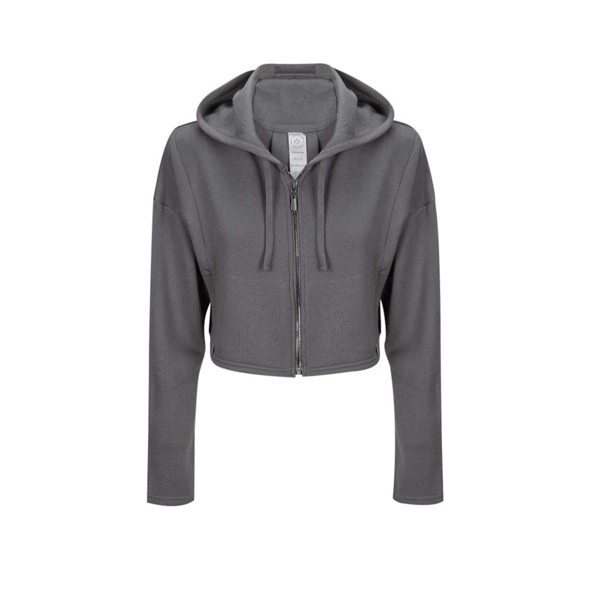 Sudadera Crop con Capucha For Intelligent Trainers - Dama
