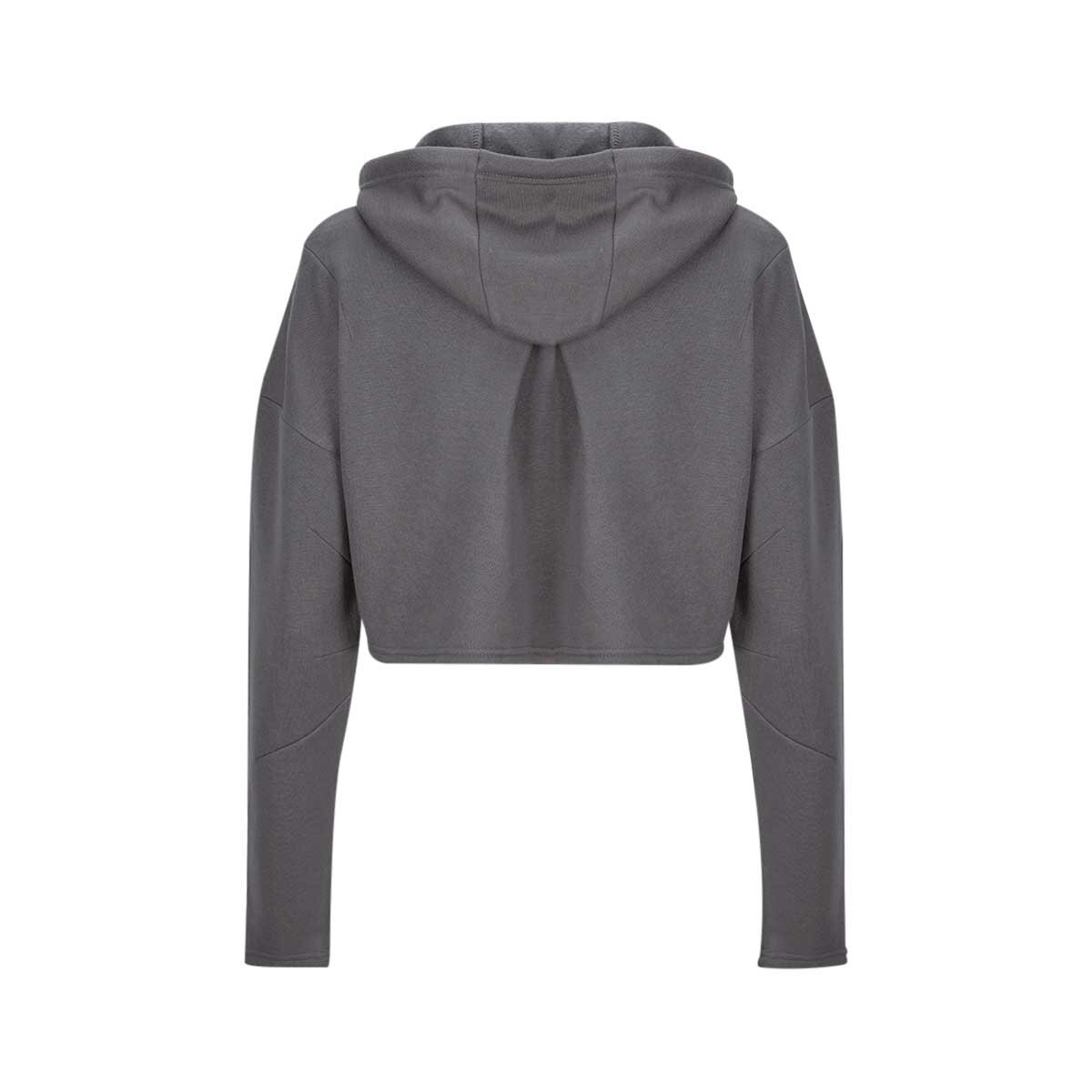 Sudadera Crop con Capucha For Intelligent Trainers - Dama