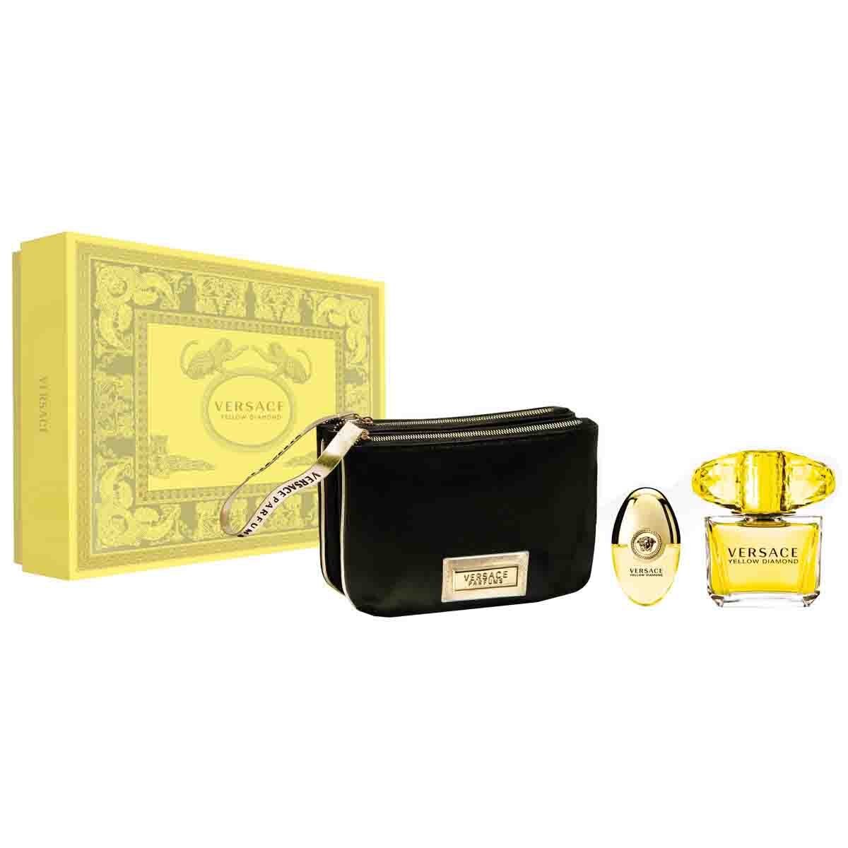 Estuche para Dama Versace Yellow Diamond Edt 90 Ml