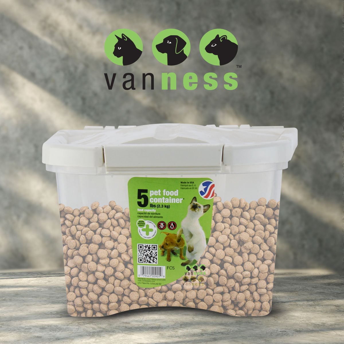 Contenedor de Alimento para Perros y Gatos de 5 Lb Acuario Lomas