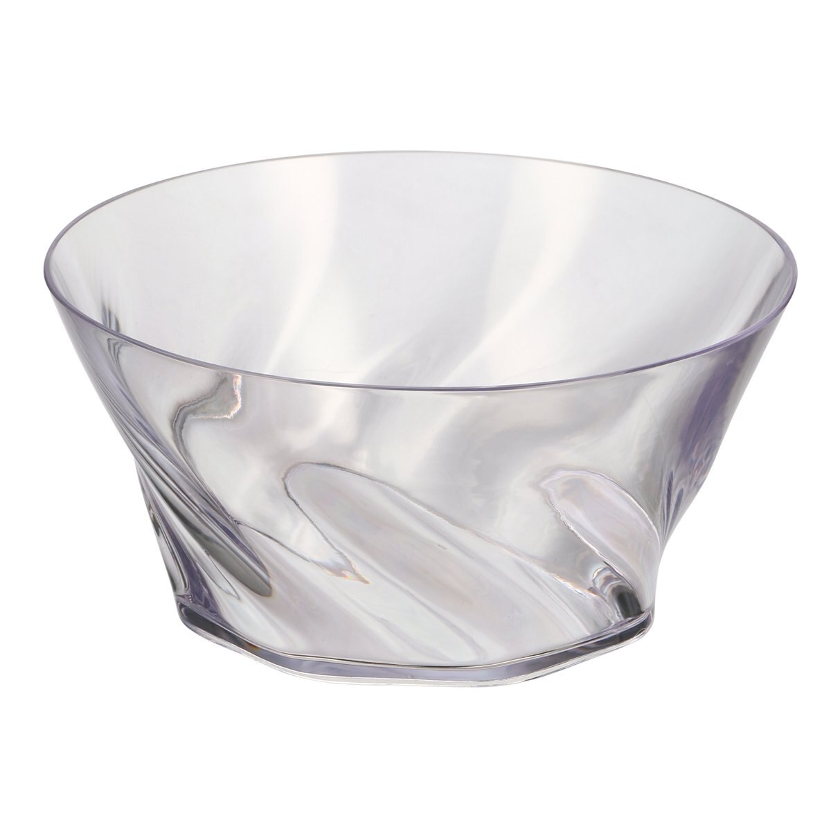 Tazón Transparente Acrílico Siglo XXI