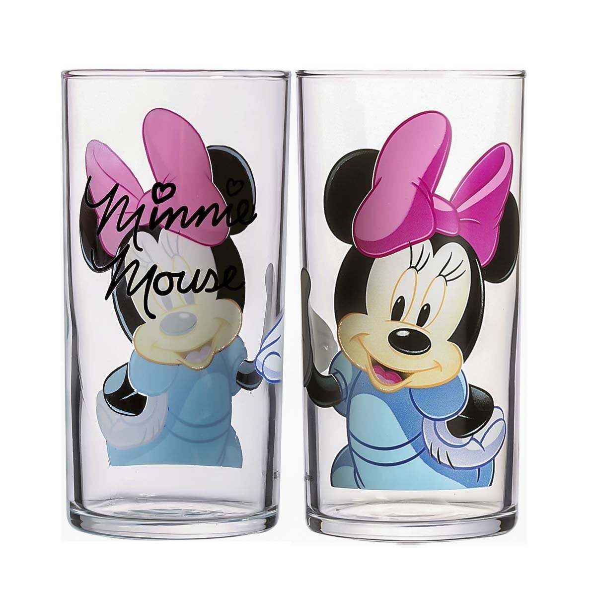 Vaso Vidrio Transparente Siglo Mickey Mouse XXI