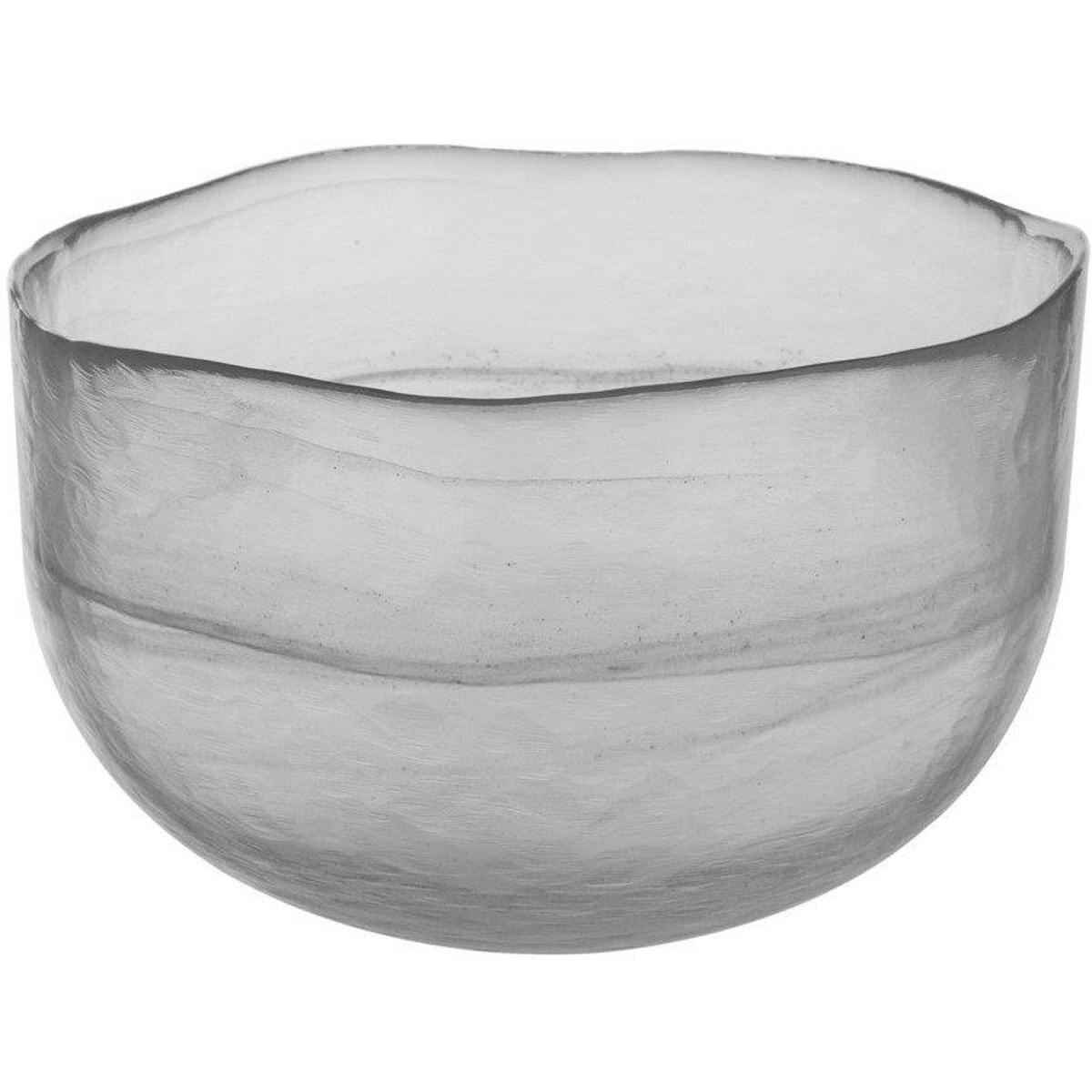 Plato Multiusos Grande Vidrio Humo Novocasa