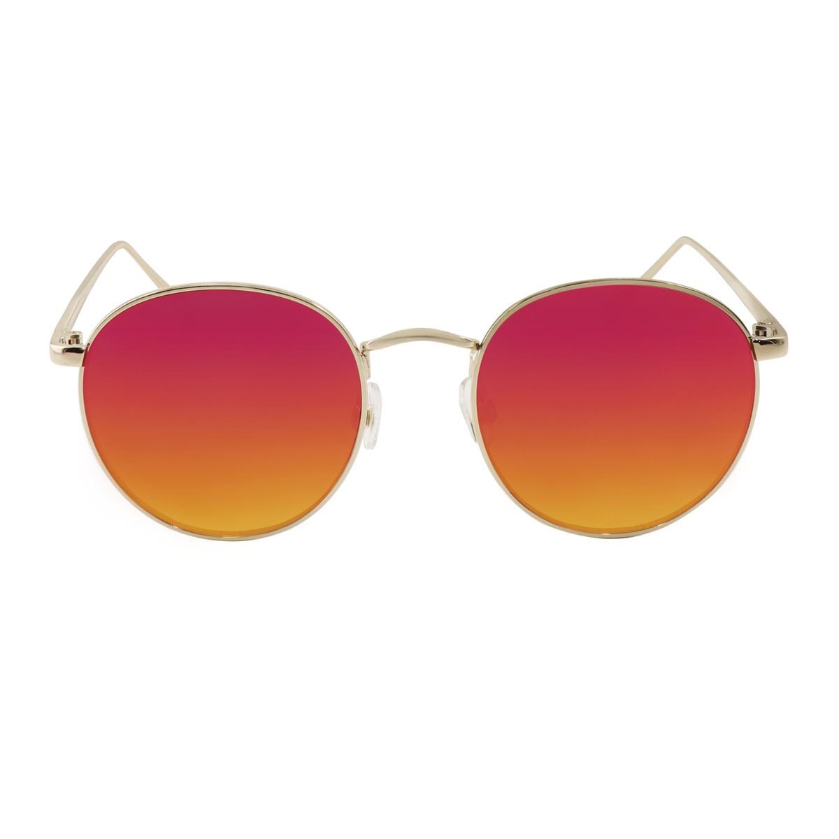 Lentes Rnd Mtl Dorado Flash Magenta Emanuel Ungaro
