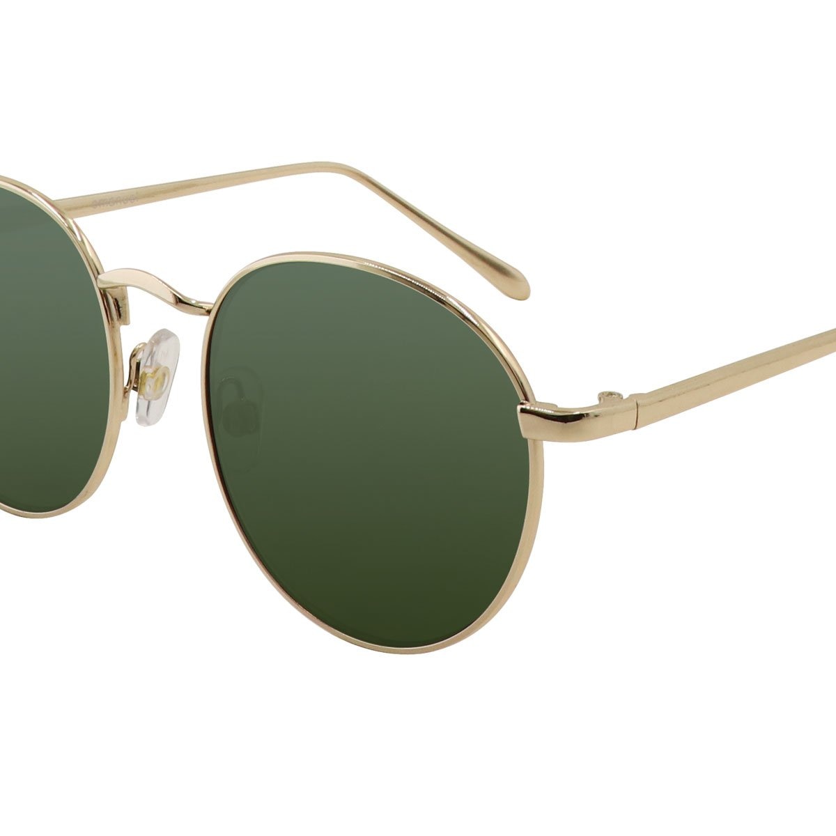 Lentes Rnd Mtl Dorado Micas Verdes Emanuel Ungaro