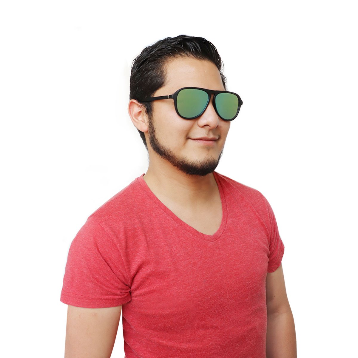 Lentes Aviador Pasta Negro Flash Amarillo Azul Mossimo