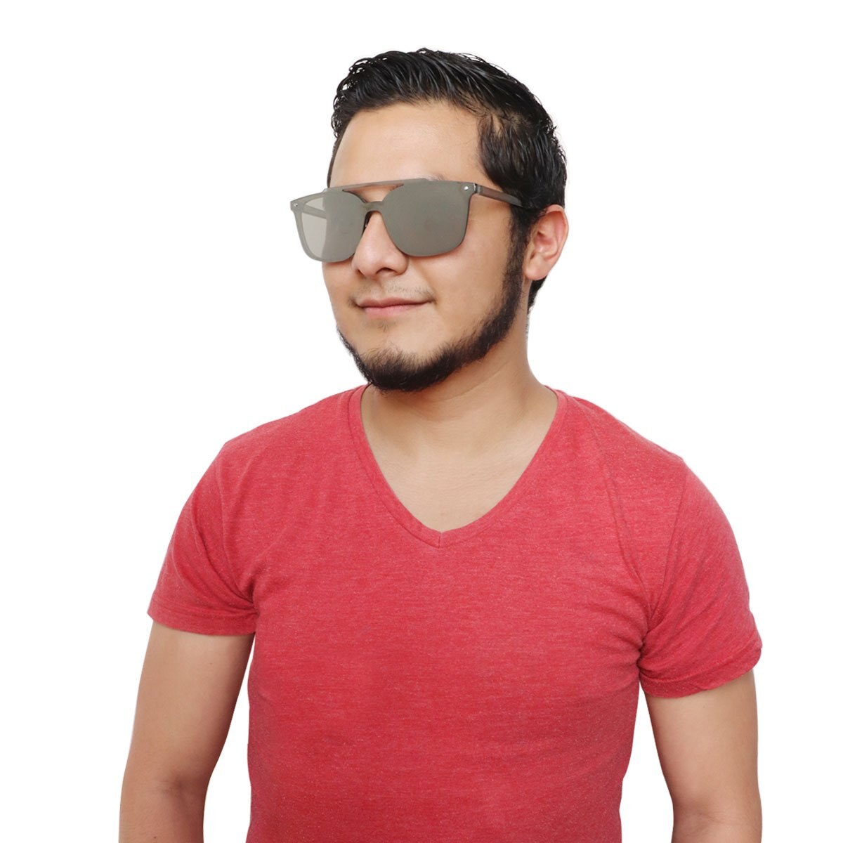 Lentes Sqre Pasta Flash Plata Mossimo