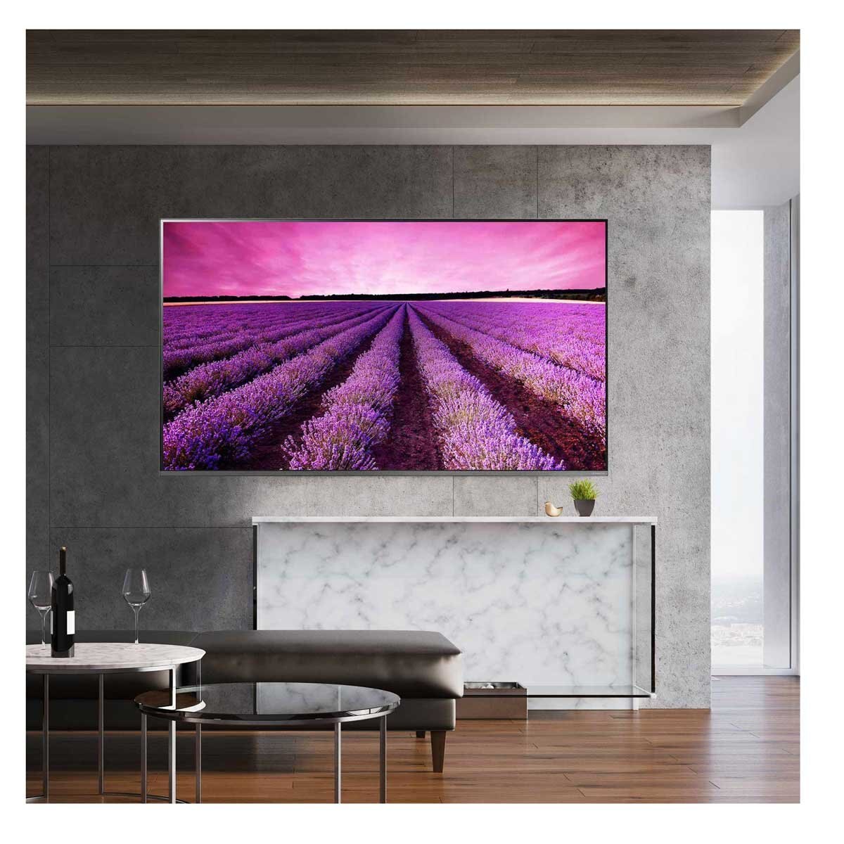 Paquete Pantalla 49" Lg Nanocell 4K Aithinq 49Sm8000Pua+ Mueble de Pared y Accesorios