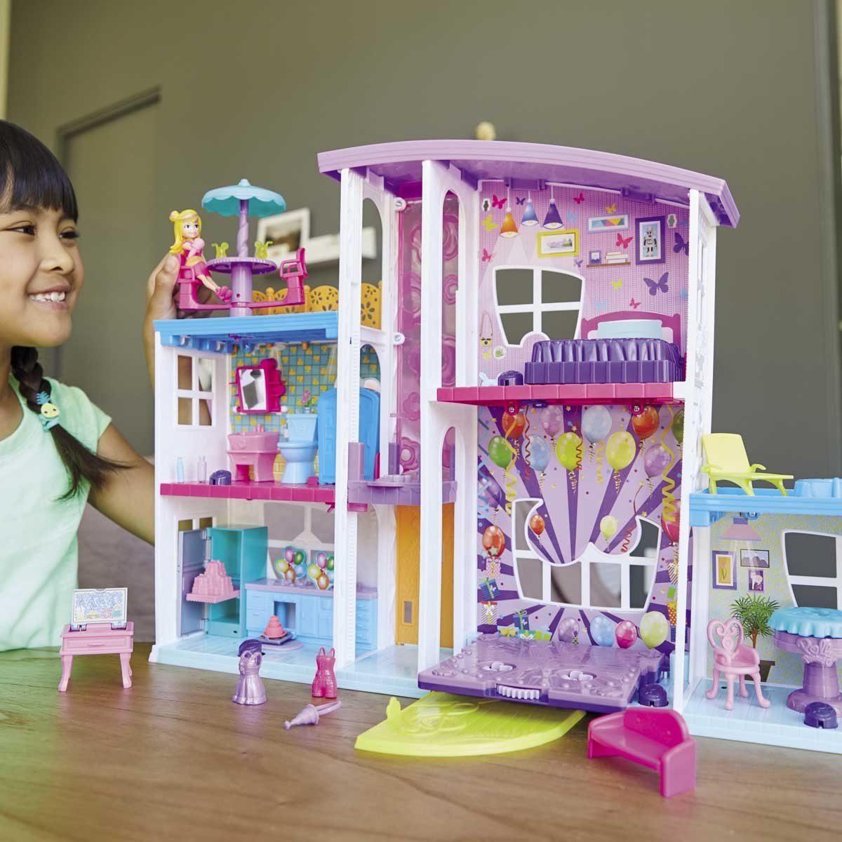 polly pocket mini casa