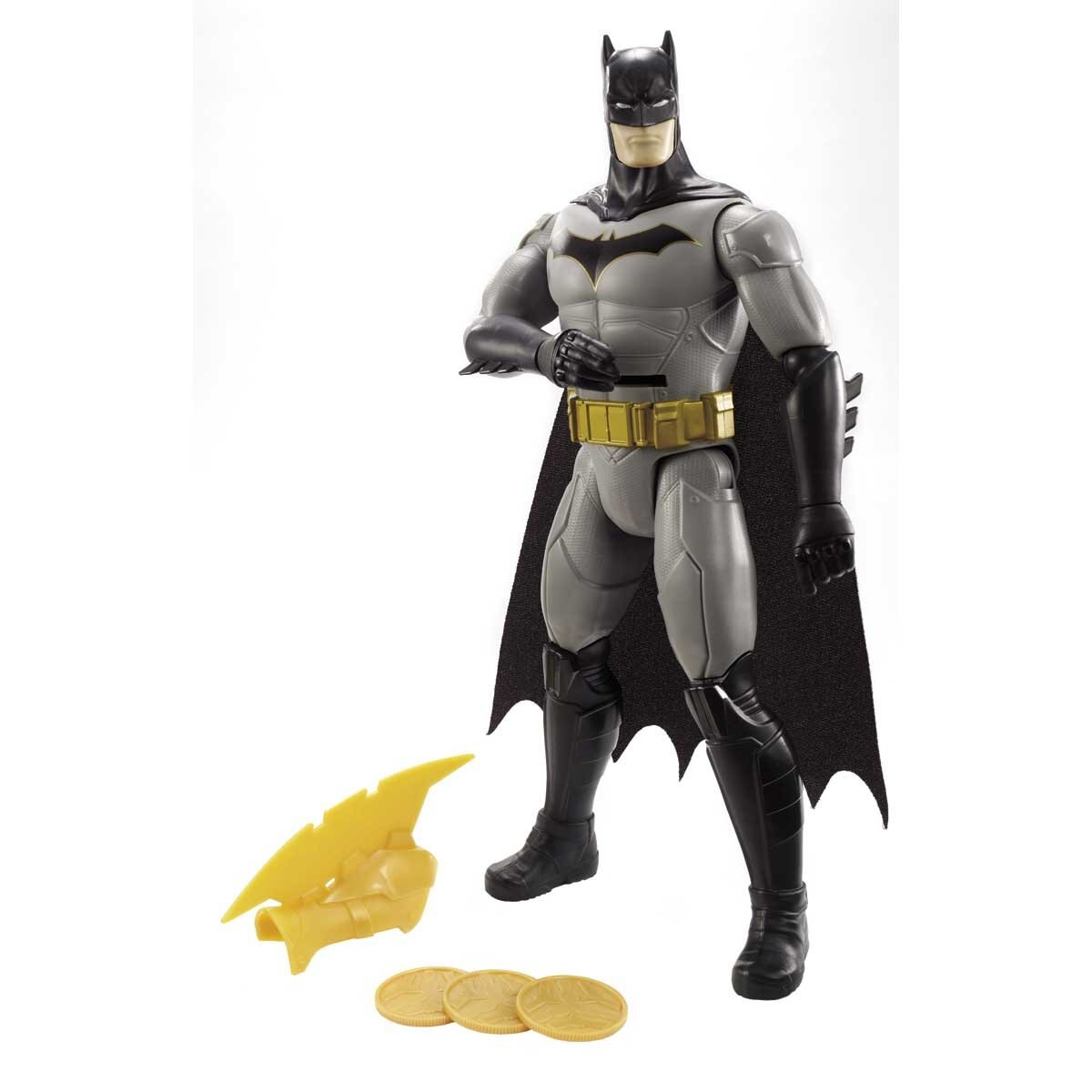 Figura de Acción 12" Comics Batman Missions Lanzadiscos Mattel