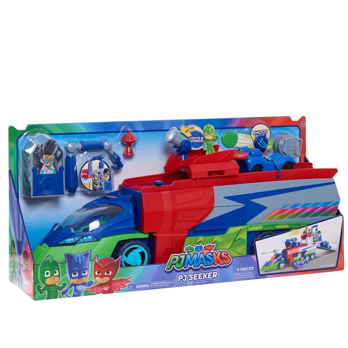 Pjmasks Vehículo Rastreador Deluxe Bandai