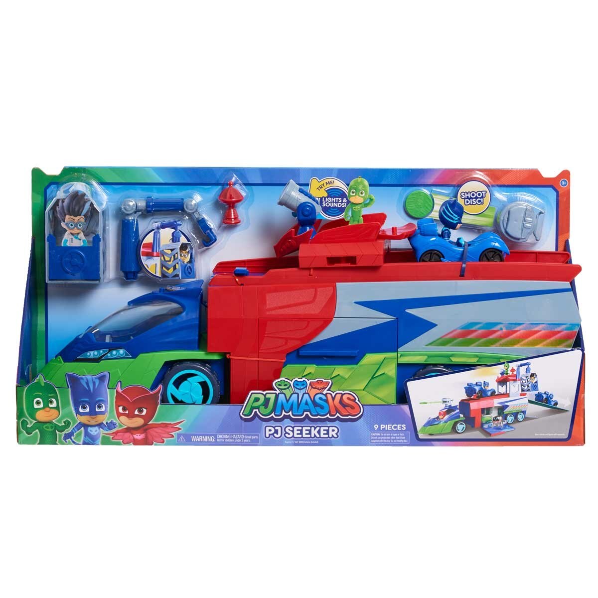 Pjmasks Vehículo Rastreador Deluxe Bandai
