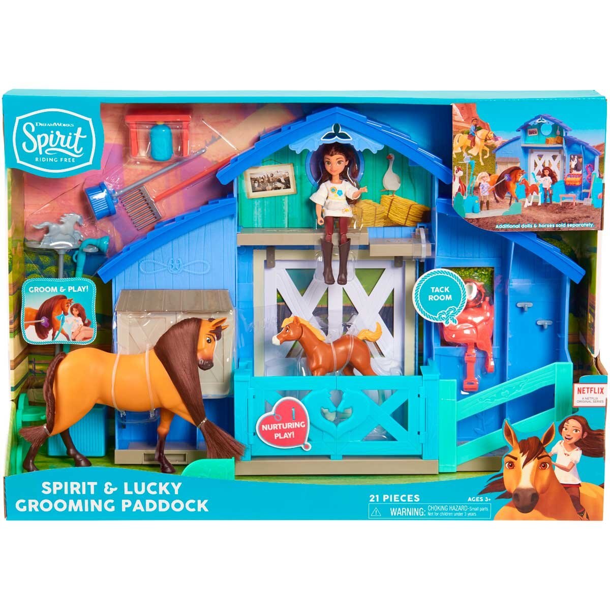 Playset de Establo Spirit Bandai