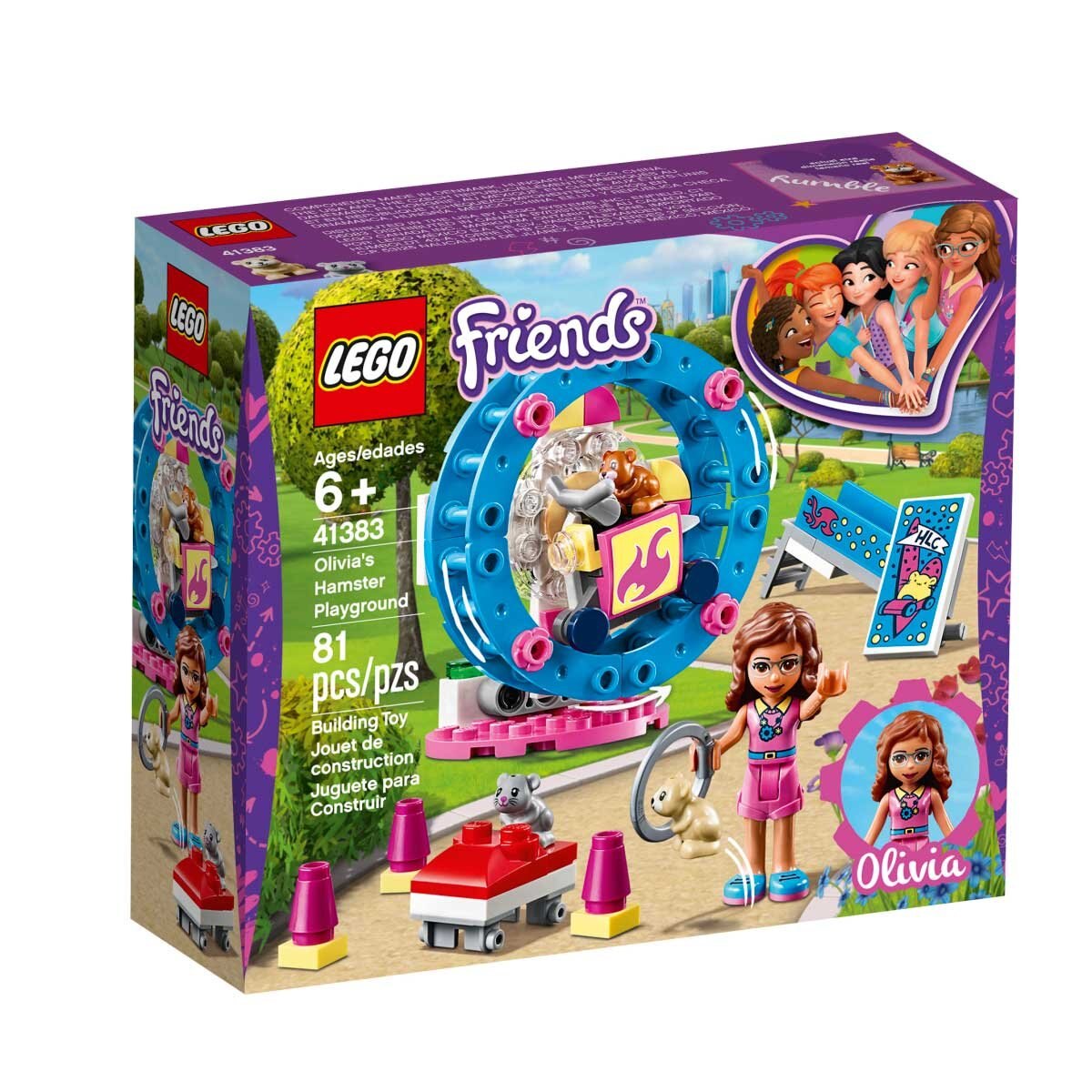 Friends Parque Del Hámster de Olivia Lego