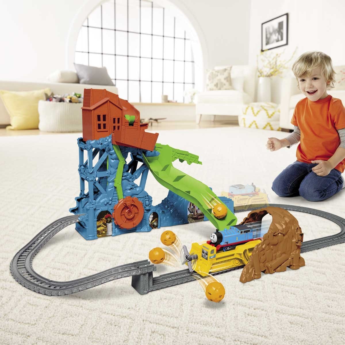 Thomas And Friends Pista Colapso en la Cueva Mattel