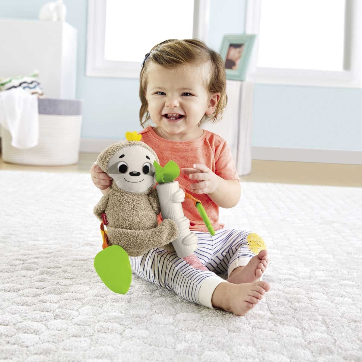 Fisher Price Perezoso Vibraciones Divertidas Mattel