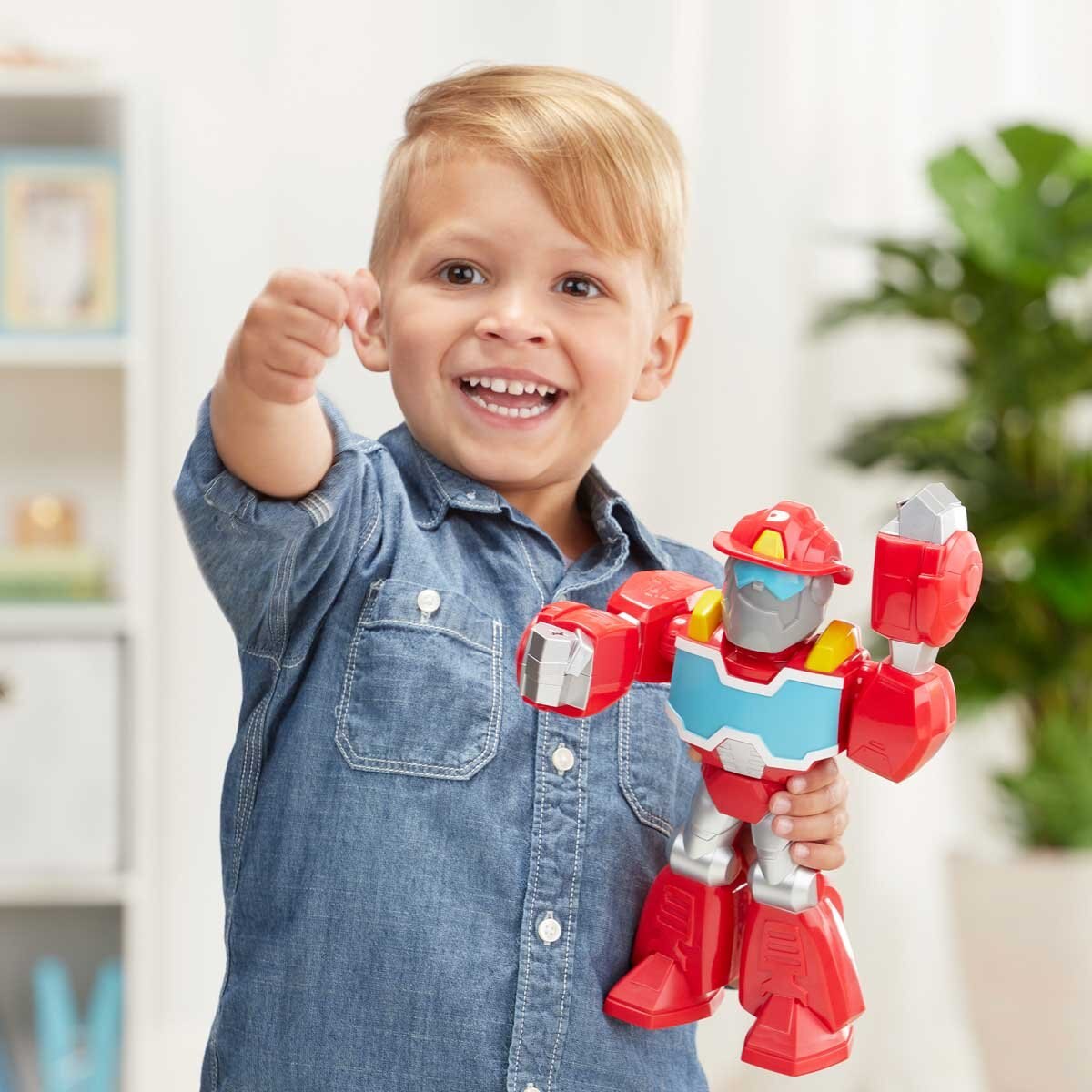 Playskool Heroes Transformers Robot Mega Heatwave Hasbro