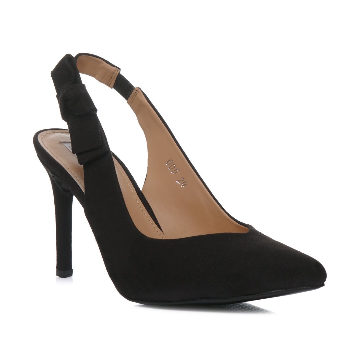 Zapatilla Puntal Destalonada, Color Negro, Elle