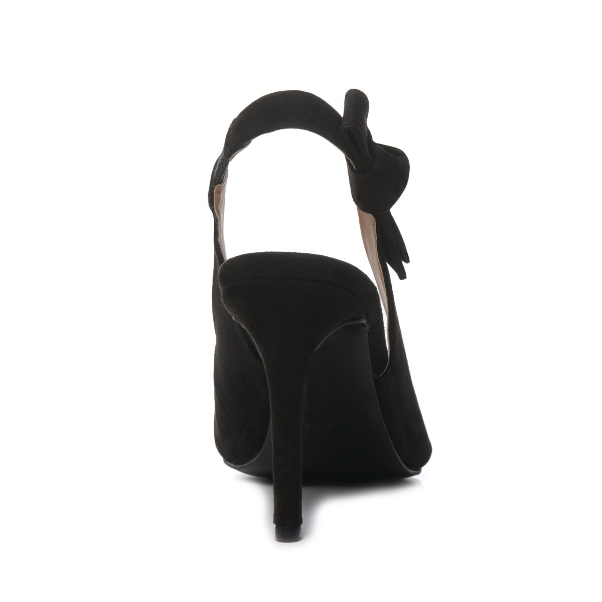 Zapatilla Puntal Destalonada, Color Negro, Elle