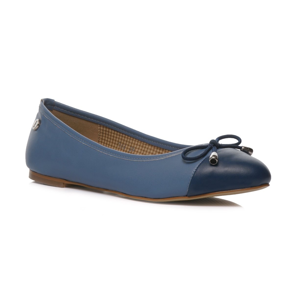 Balerina con Puntera Y Moño Color Azul Elle