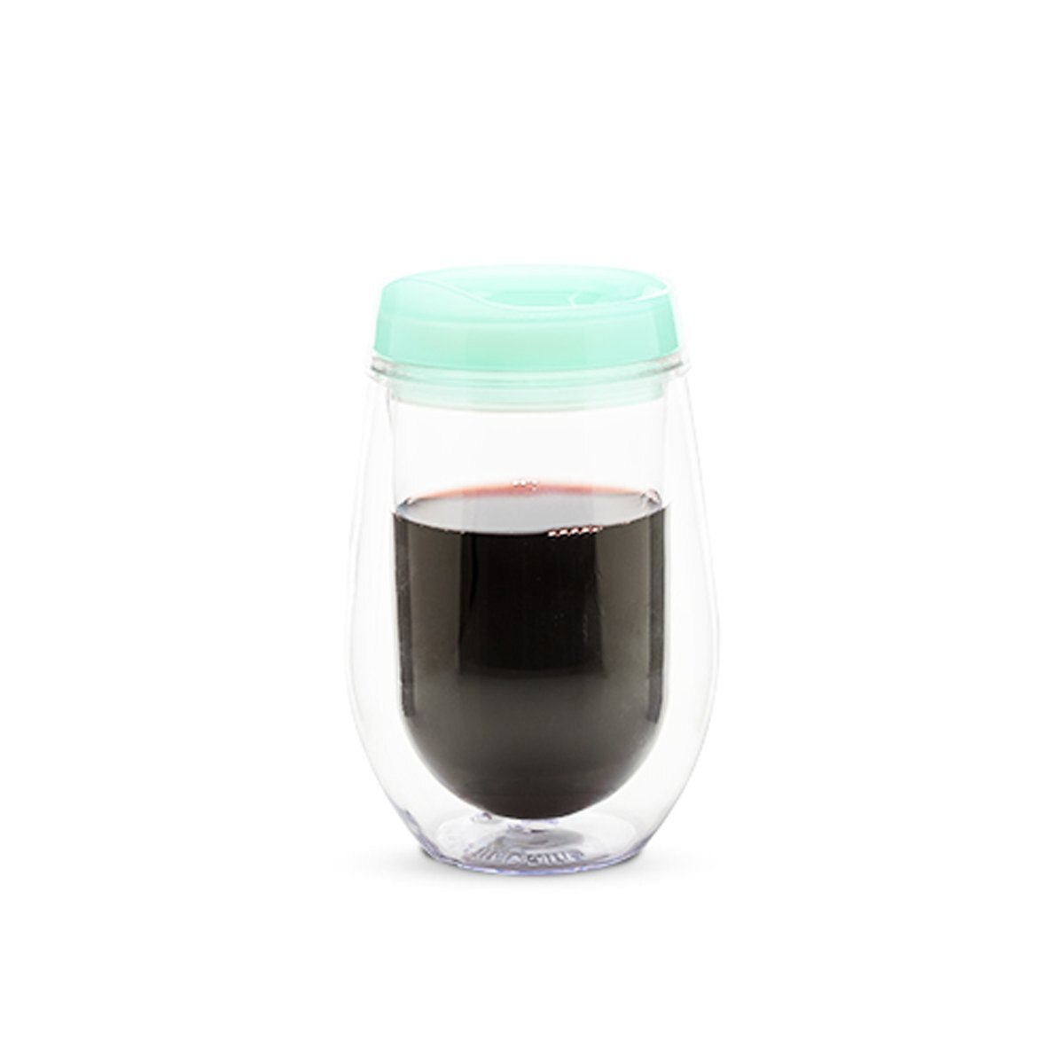 Copa Sin Tallo de Doble Pared con Tapa Uva de Lagar