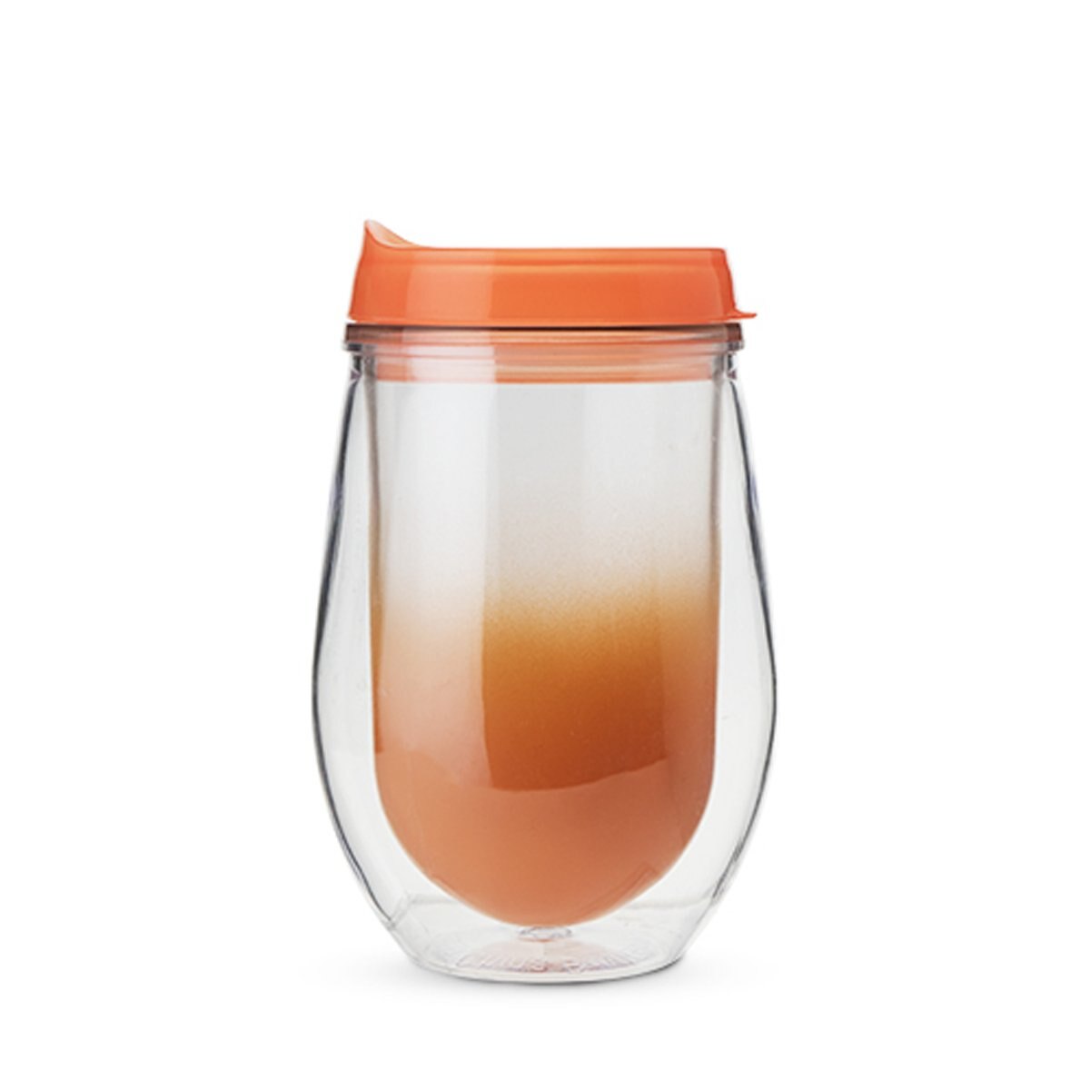 Copa Sin Tallo de Doble Pared con Tapa Uva de Lagar