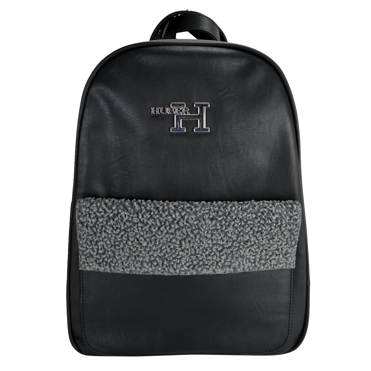 Backpack con Detalles Borrega Huser