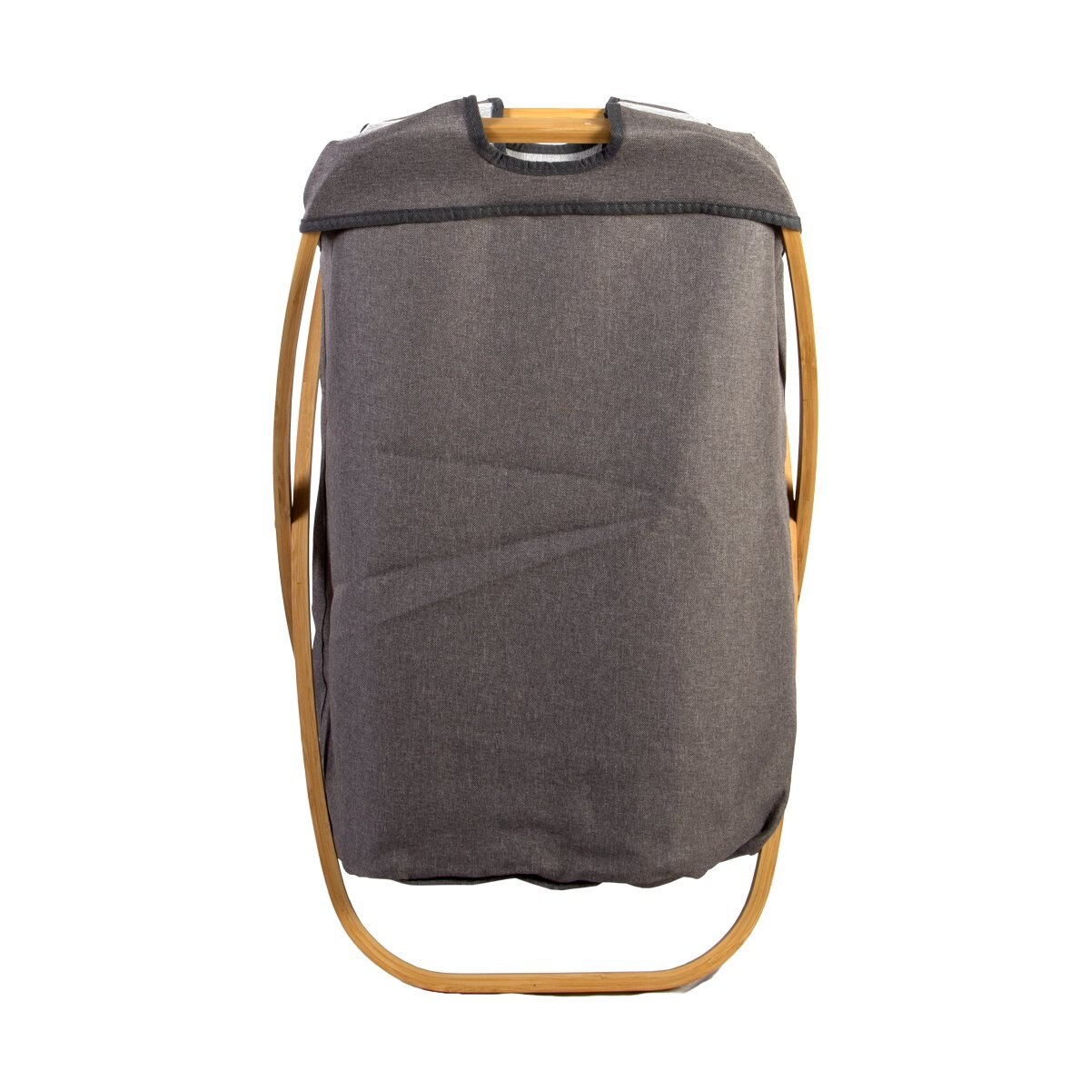 Home Nature Rack de Bambú "x" con Bolsa de Tela para Lavandería