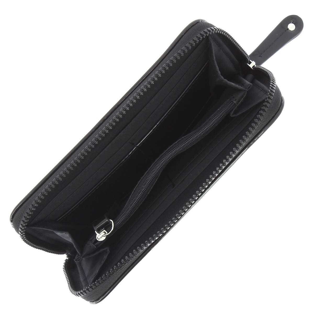 Cartera Zip Around Negro Villanas W Capsule