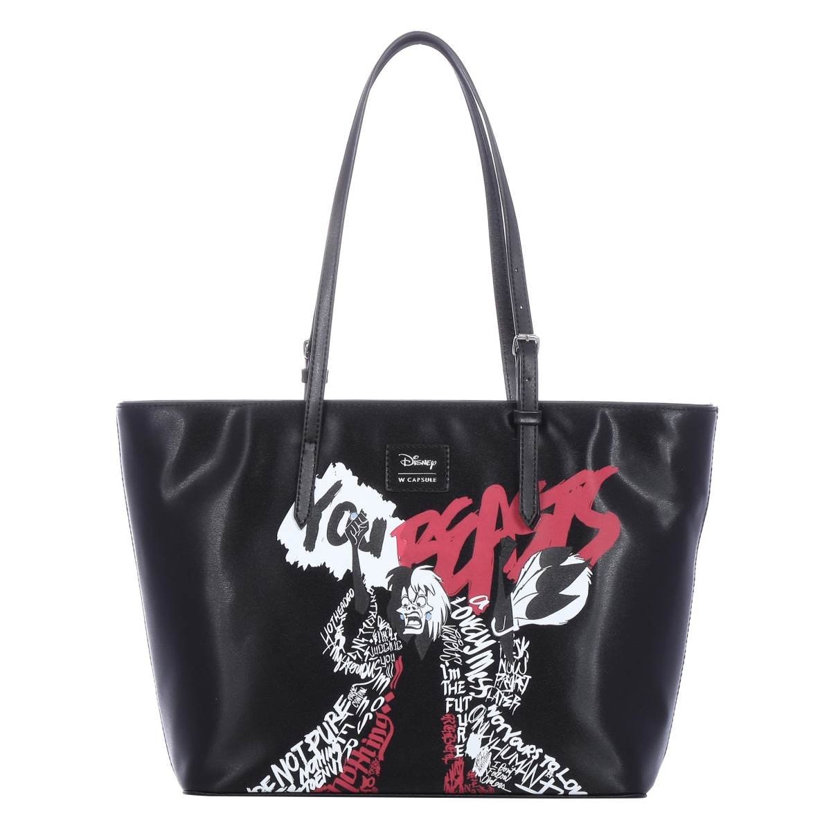 Bolsa Tote Negro Villanas W Capsule