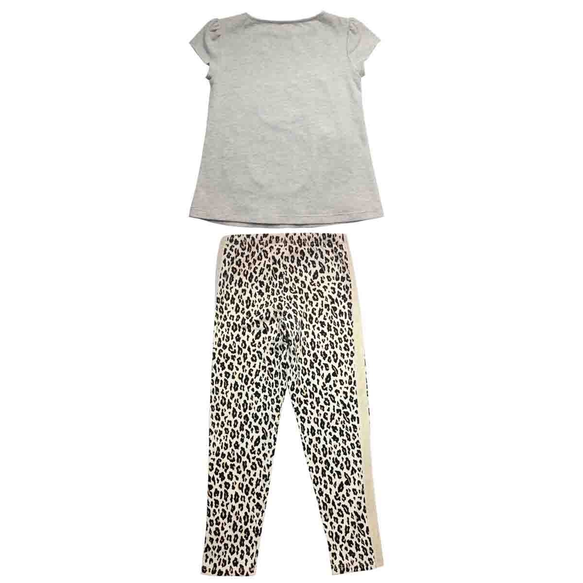 Conjunto de Playera con Leggings Estampado Let´s Go